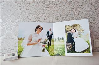 Dual Pages Of Wedding Album