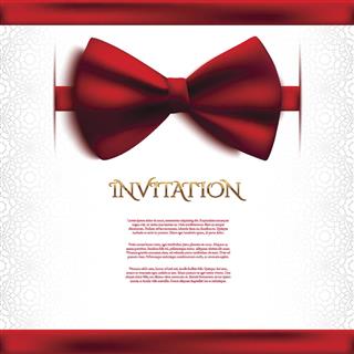 Invitation decorative card template