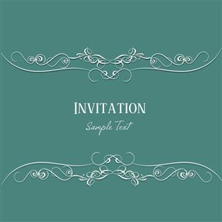 Simple Wedding Invitation Card