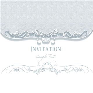 Invitation card vector
