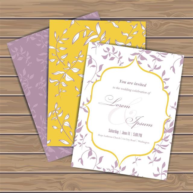 Greeting cards with flowers