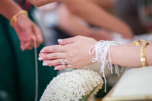 Thai wedding style ceremony