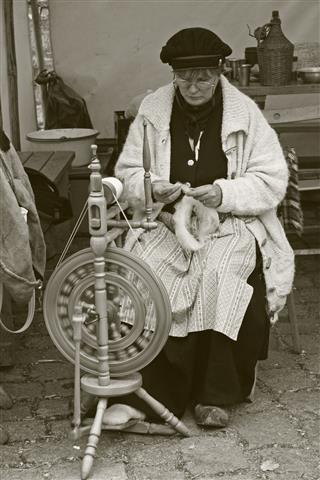 Spinning Woman