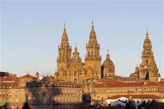 Cathedral In Santiago De Compostela