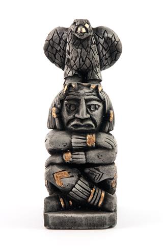 Incan Statue With Eagle
