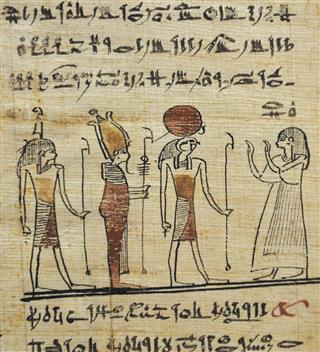 Egyptian Papyrus Book Of The Dead