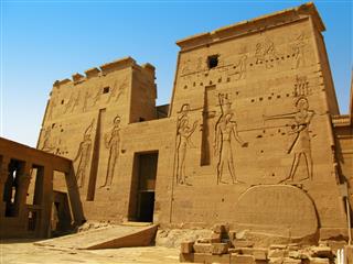 Temple Of Isis At Philae Island