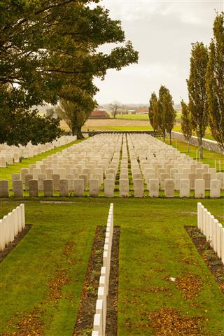 Tyne Cot Cemetery In Ypres