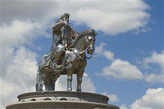 Dschingis Khan Monument Zonjin Boldog Mongolei