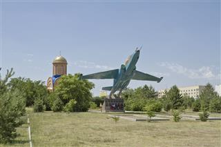 Monument To Soldiers Ground Attack Aircraft