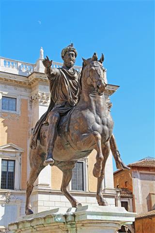 Equestrian Statue Of Marcus Aurelius