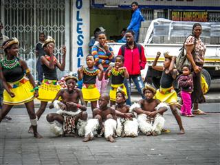 Zulu Children Kids Singing Dance Group