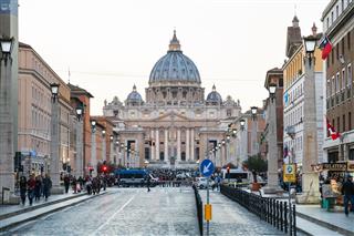 Via Conciliazione And St Peter Basilica