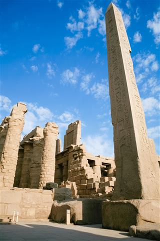 Ruins In Karnak Temple