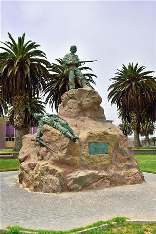 Marine Memorial In Swakopmund