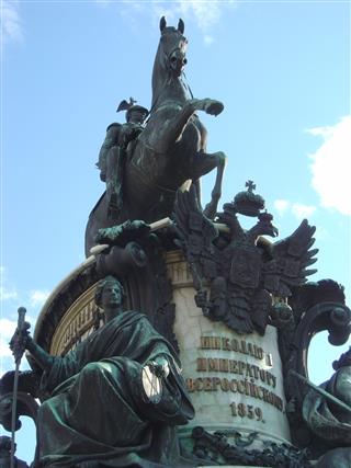 Big Statue Of Horse Rider