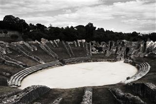Gallo Roman Amphitheater In Saintes