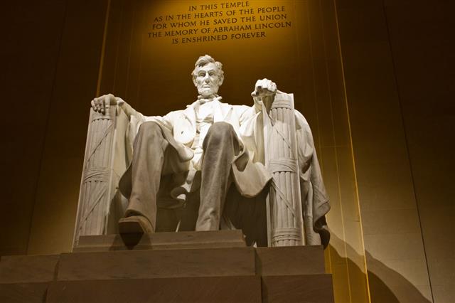 President Lincoln Memorial In Washington
