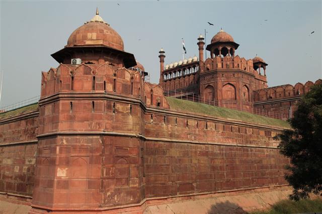 Delhi Gate And Red Fort