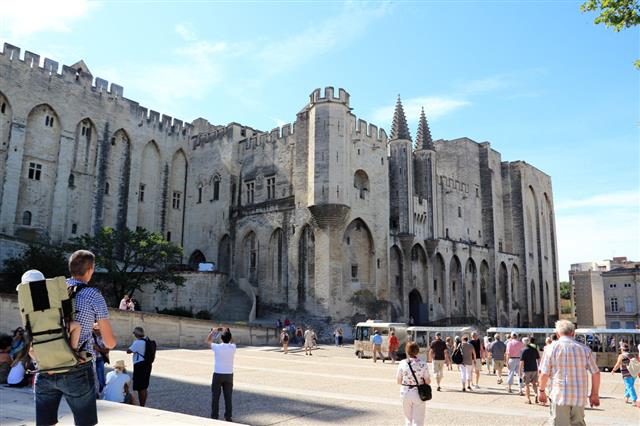 Palace Des Papes In Avignon