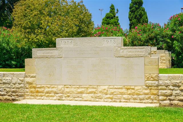 World War One Monument In Haifa