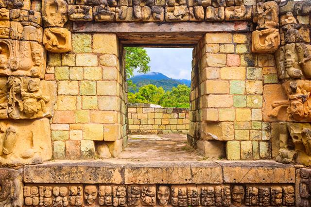 Copan Honduras Ornate Ancient Architecture