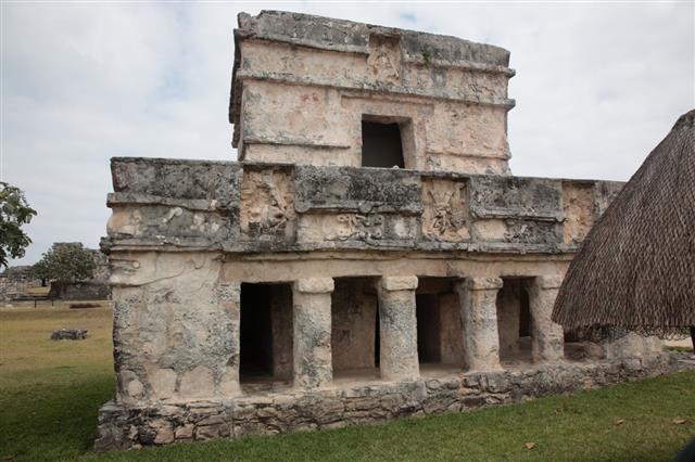 Ancient Mayan Ruins Of Tulum Mexico