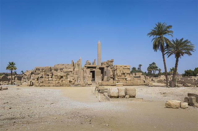 Ancient Ruins Of Karnak Temple