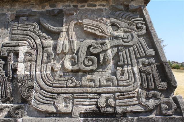 Bas Relief Carving In Xochicalco