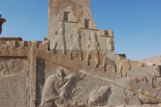 Bas Relief At Persepolis