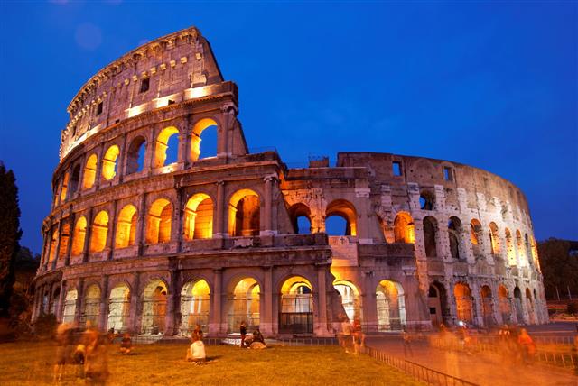The Coliseum In Rome